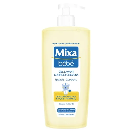 Gel Corps & Cheveux Sans Savon