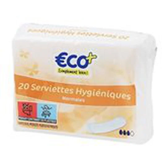 Serviettes hygiéniques Normales - x20