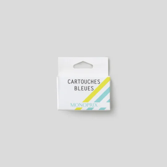 Monoprix Cartouches Bleues 1 Unite