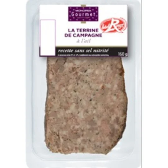 Terrine De Campagne À L'Ail À L'Ancienne Label Rouge