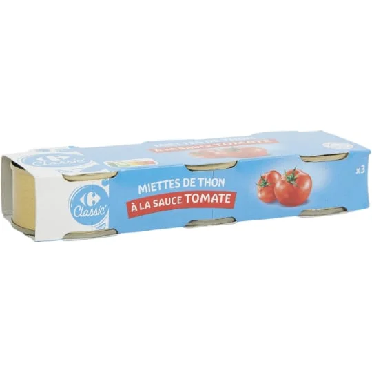 Miettes de thon listao à la tomate