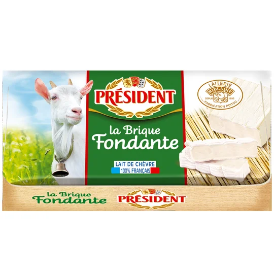 Brique fondante de chèvre