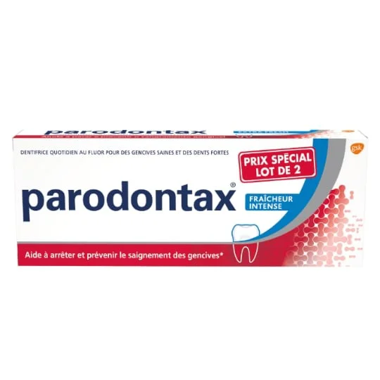 Dentifrice fraîcheur intense