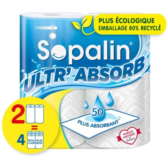 Essuie-tout ultr'absorb blanc
