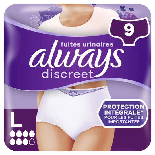 Culottes Pour Fuites Urinaires 6 drops