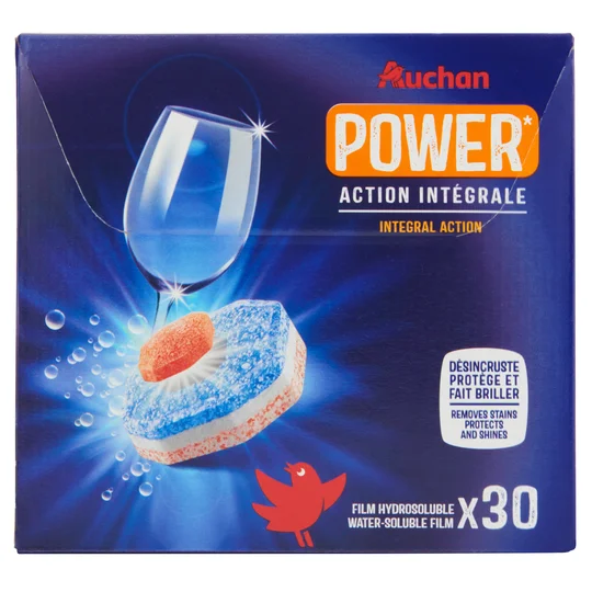 Tablettes lave vaisselle action intégrale