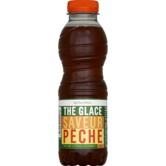 Thé glacé saveur pêche