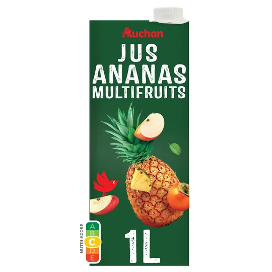 Jus ananas et multi fruits à base de concentré brique