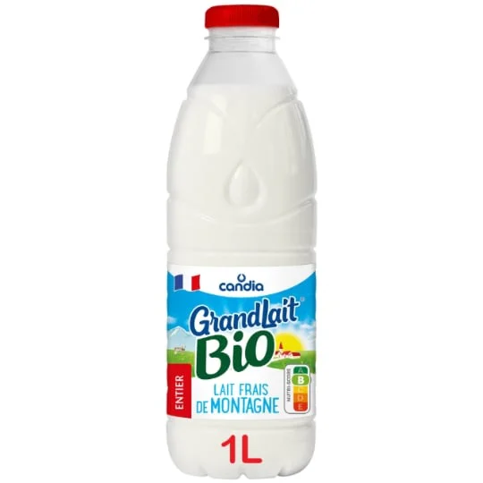 Lait Frais Entier Bio de Montagne