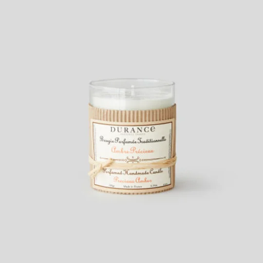 Durance Bougie Parfumée - Ambre Précieux - 180Gr