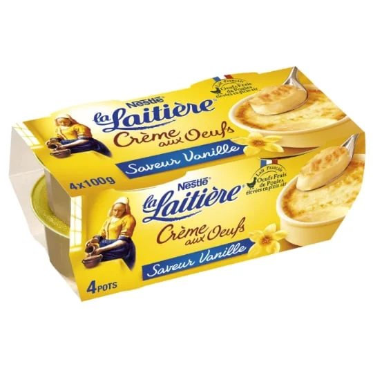 Crème aux Oeufs saveur vanille
