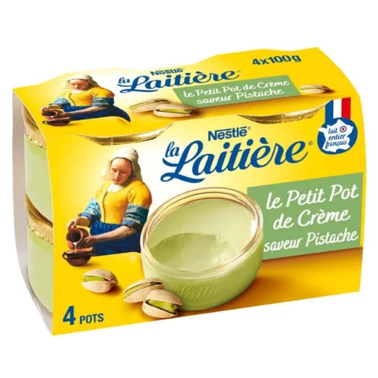 Crèmes dessert pistache