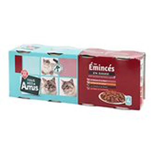 Pâtée pour chats Emincés en sauce