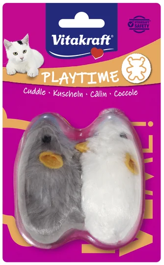 2 Souris En Peluche Avec Couinement