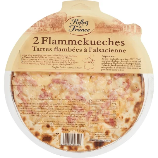 Tartes flambées Flammekueches