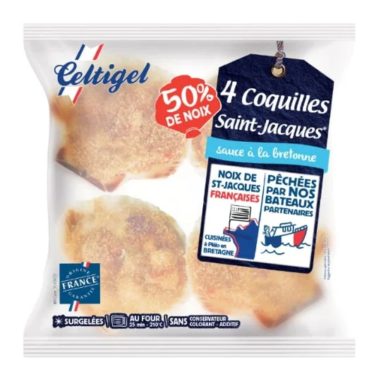 Coquille saint jacques à la Bretonne