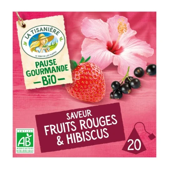 Infusion fruits rouges et hibiscus Bio