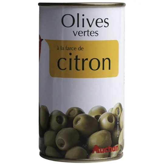 Olives vertes à la farce de citron