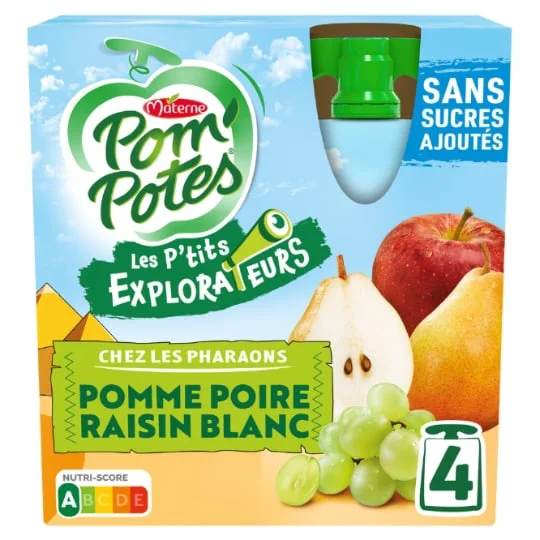 Compote pomme poire raisin