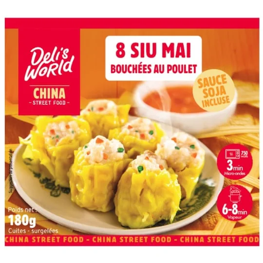 Siu mai bouchées au poulet