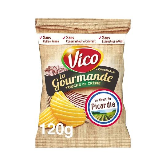 Chips La Gourmande Touche de crème