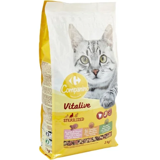 Croquettes pour chat stérilisé
