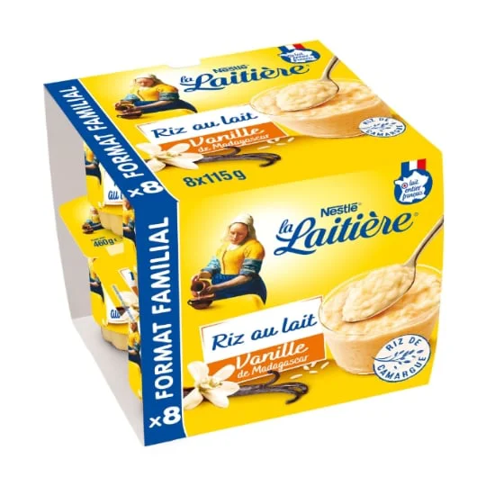 Riz au lait vanille
