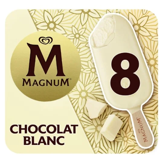 Glace Bâtonnet Chocolat Blanc