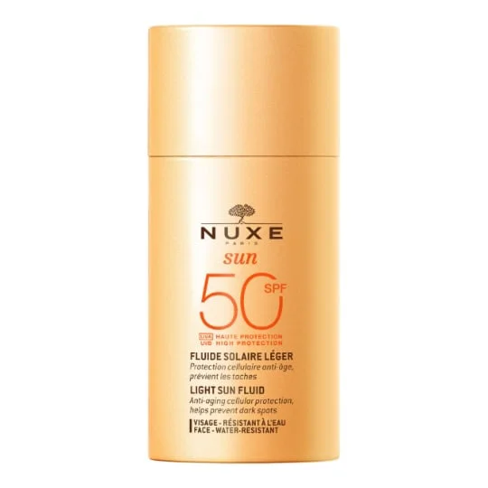 Crème Visage Fluide Léger Haute Protection Cellulaire Anti-Âge Spf50