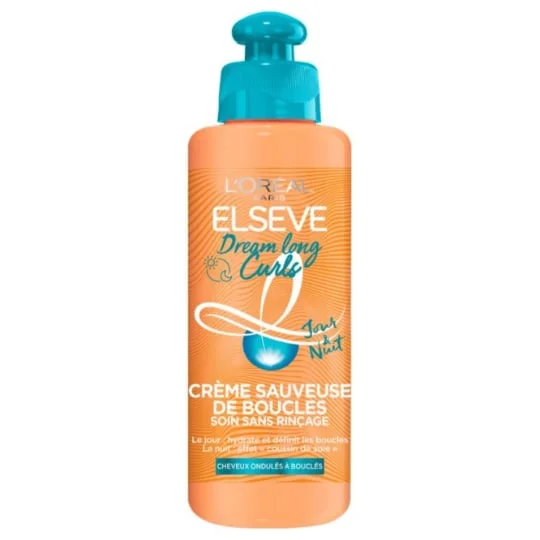 Soin sans rinçage Crème Sauveuse de Boucles Cheveux Bouclés Abîmés Dream Long