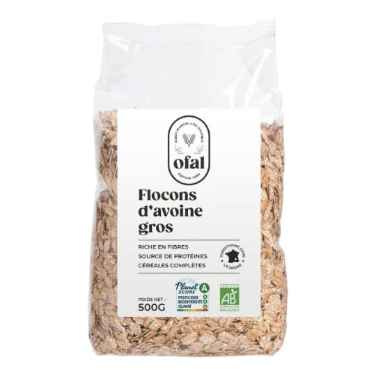 Céréales bio flocons d'avoine gros