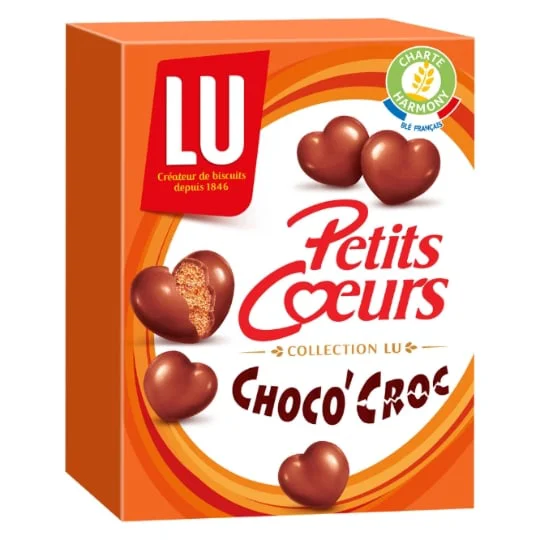 Biscuits Petits Coeurs Choco Croc
