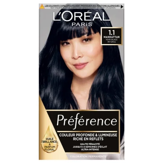 Coloration Cheveux Permanente 1.1 Manhattan Noir Bleuté