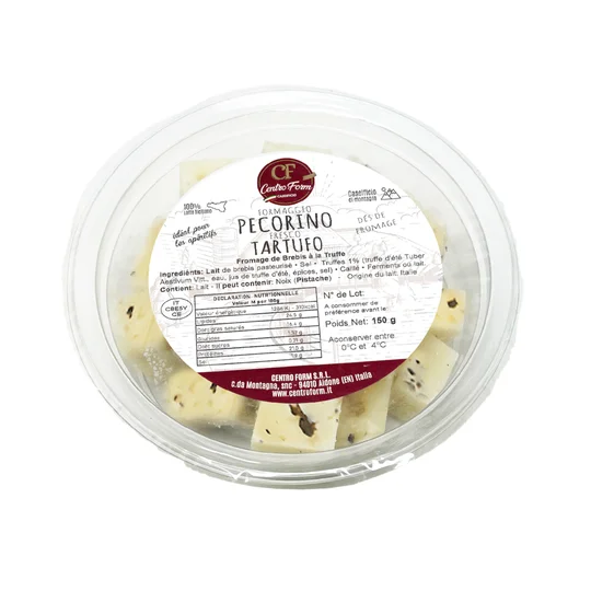 Pecorino à la truffe cubes