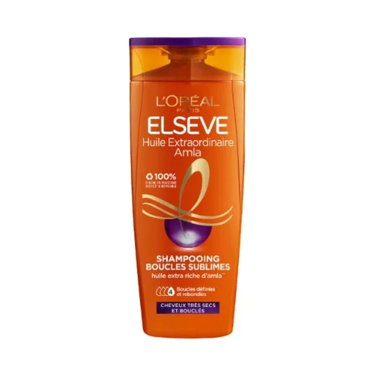 Shampoing Boucles Sublimes Cheveux Secs et Bouclés Huile Extraordinaire Amla