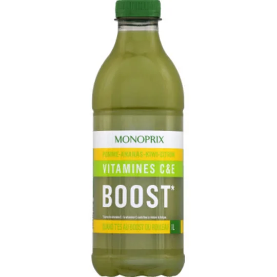 Jus Detox vitamines C&E pomme, ananas, kiwi, citron