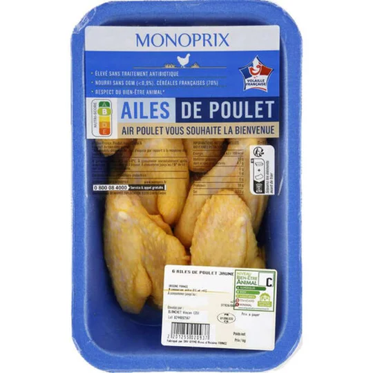 Ailes de Poulet x6