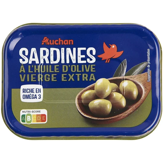 Sardines à l'huile d'olive vierge extra