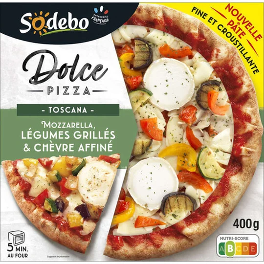 Dolce Pizza Toscana Chèvre Légumes Grilles