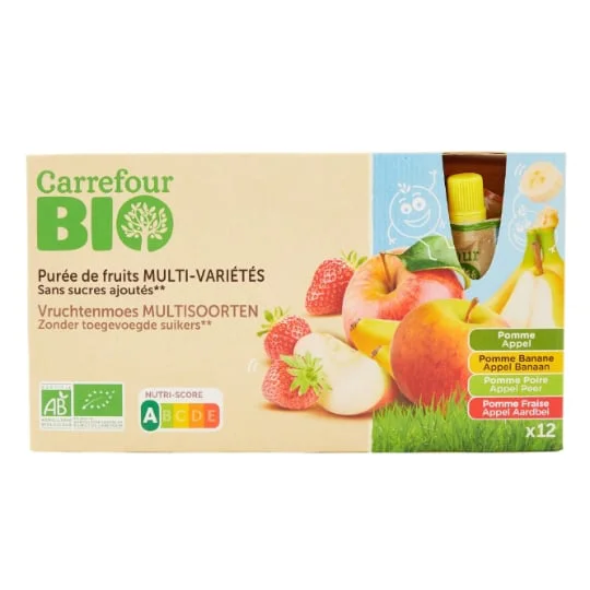 Compote multi-variétés s/sucres ajoutés