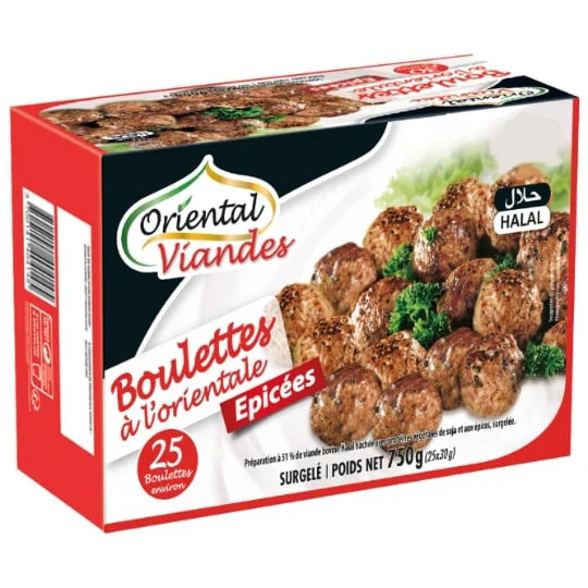 Boulette à l'orientale Halal
