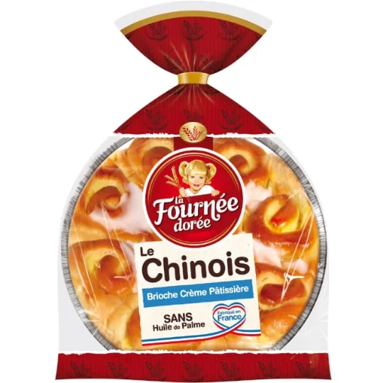 Brioche Chinois crème pâtissière