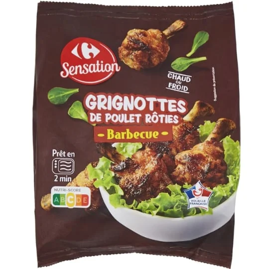 Grignottes de poulet rôties barbecue