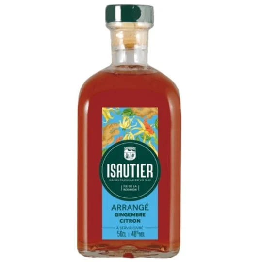 Liqueur à base de Rhum arrangé gingembre citron