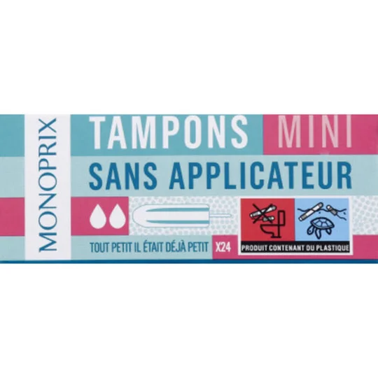 Tampons mini sans applicateur