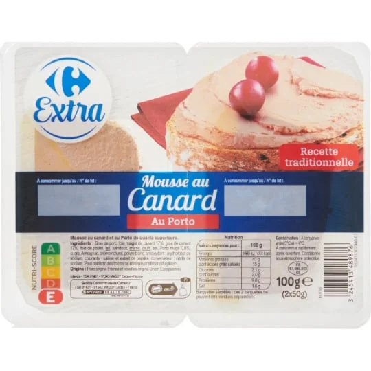Mousse au canard au Porto