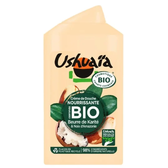 Crème de Douche Bio Nourissant Beurre de Karité et Noix d'Amazonie