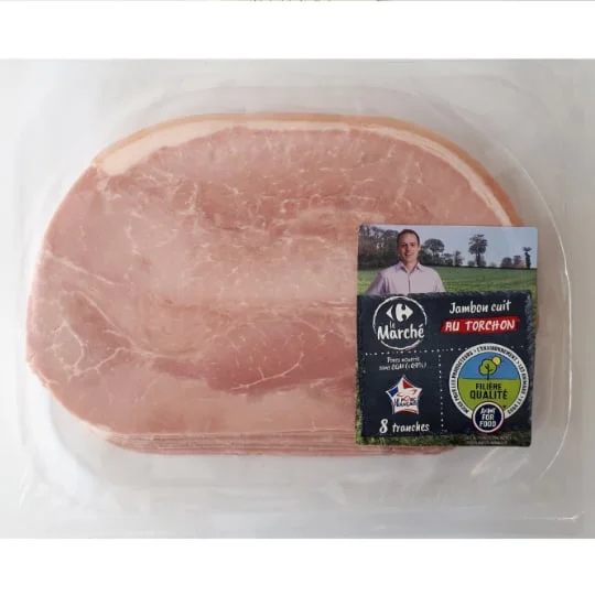 Jambon cuit avec couenne