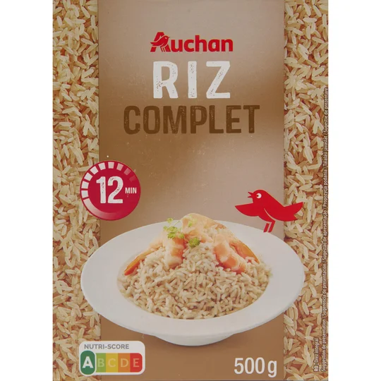 Riz complet cuisson rapide prêt en 10 min