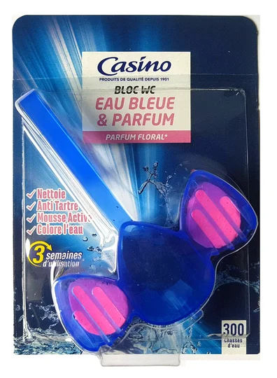 Bloc WC - Eau bleue - Parfum floral